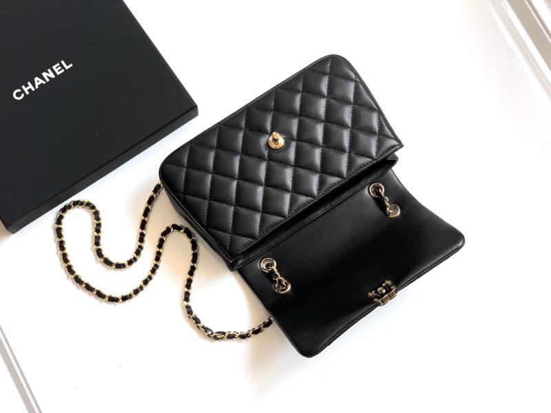 Small Chanel Flap Bag Black AS54850