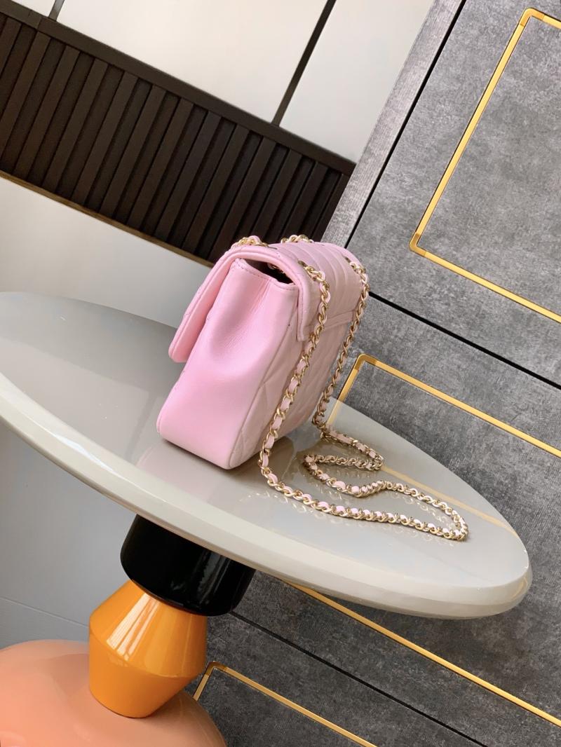 Small Chanel Flap Bag Pink AS54850