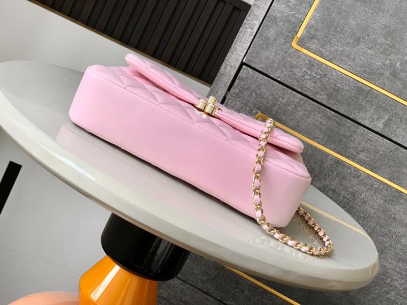 Small Chanel Flap Bag Pink AS54850