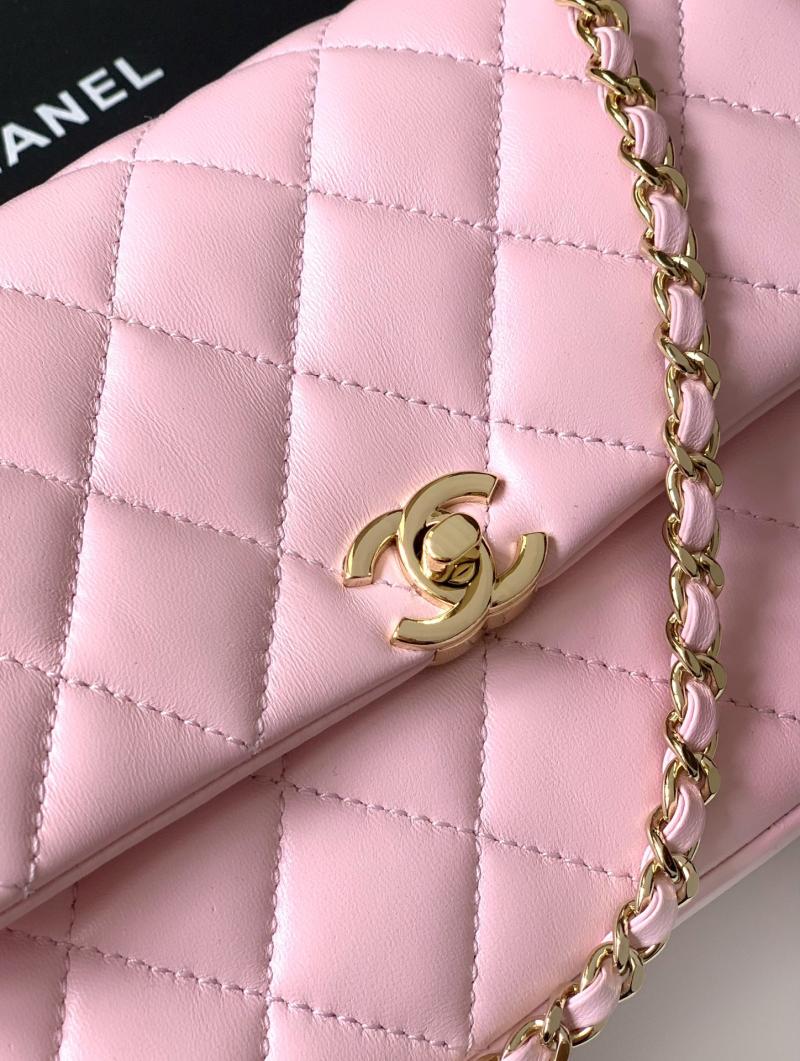 Small Chanel Flap Bag Pink AS54850