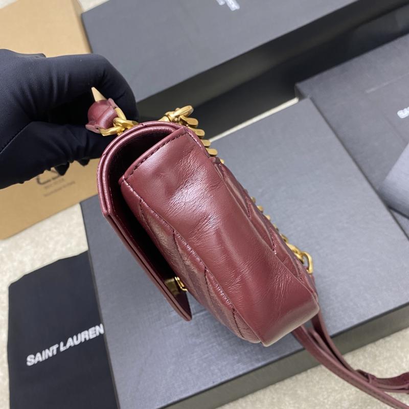 YSL College Mini Chain Bag Red 779430