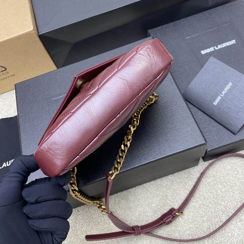 YSL College Mini Chain Bag Red 779430