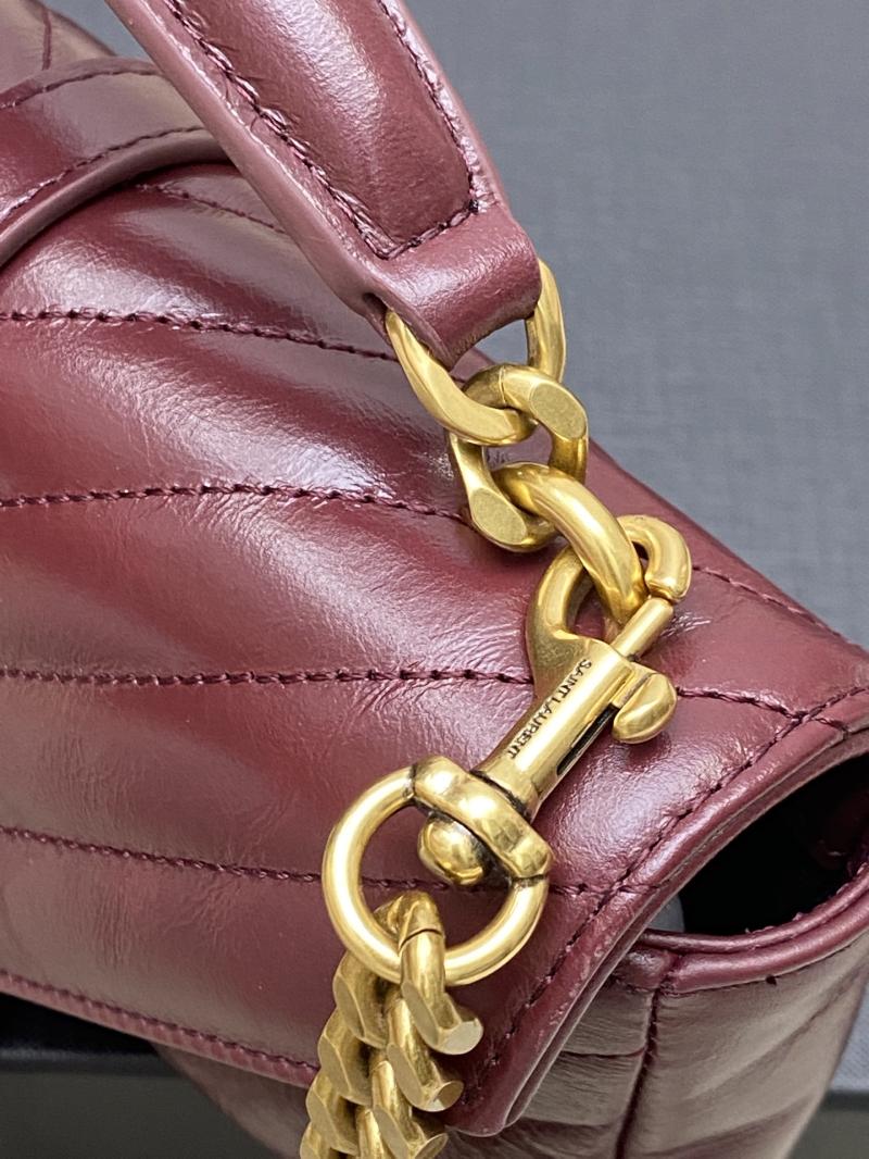 YSL College Mini Chain Bag Red 779430