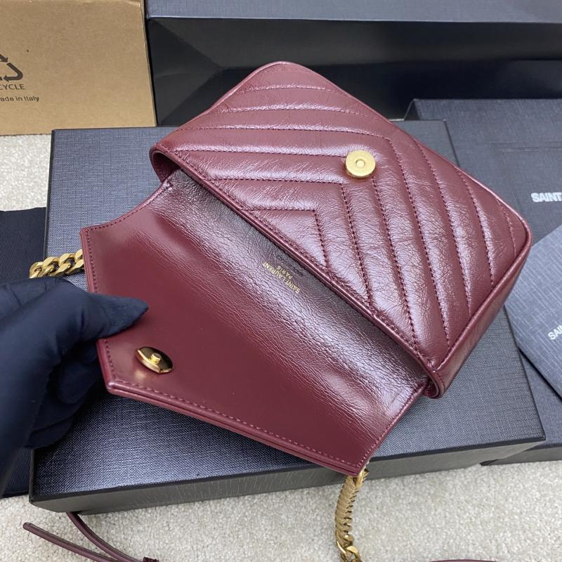 YSL College Mini Chain Bag Red 779430