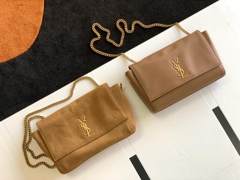 YSL Kate Small Reversible Chain Bag Camel 553804