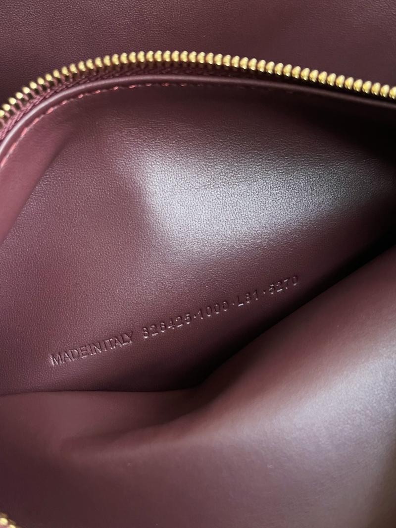 Balenciaga Carrie Medium Bowling Bag Burgundy 826425