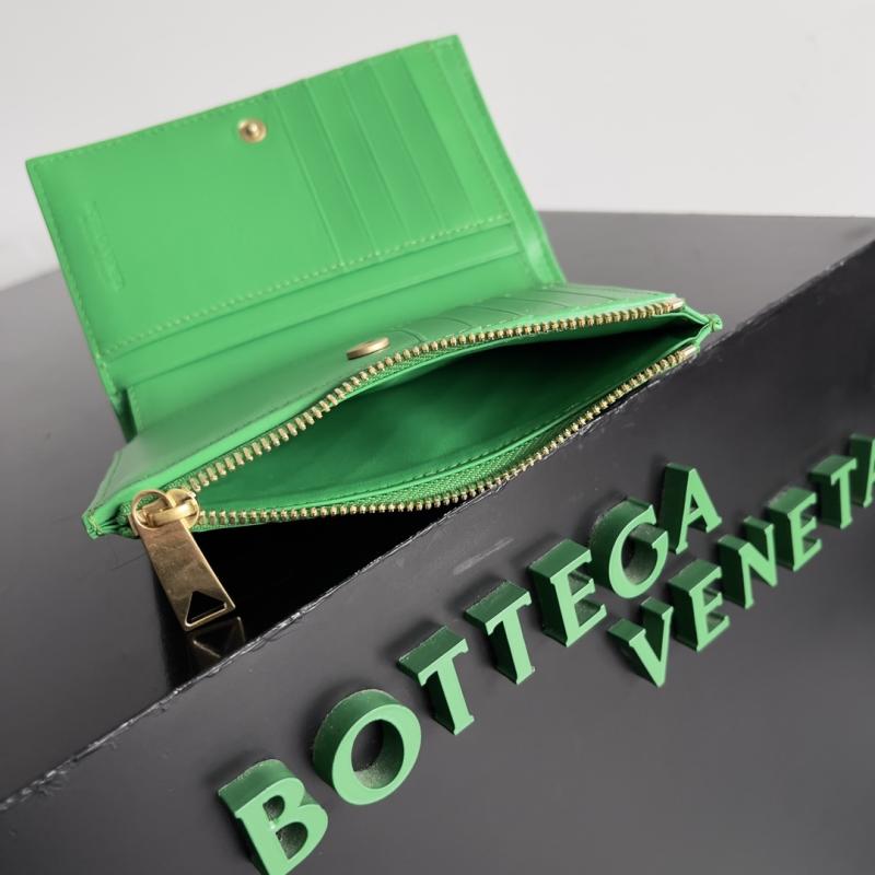 Bottega Veneta Wallet Green 667468