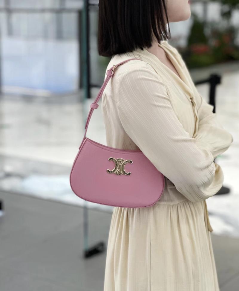 Celine Medium Tilly Bag 115703 Dark Pink