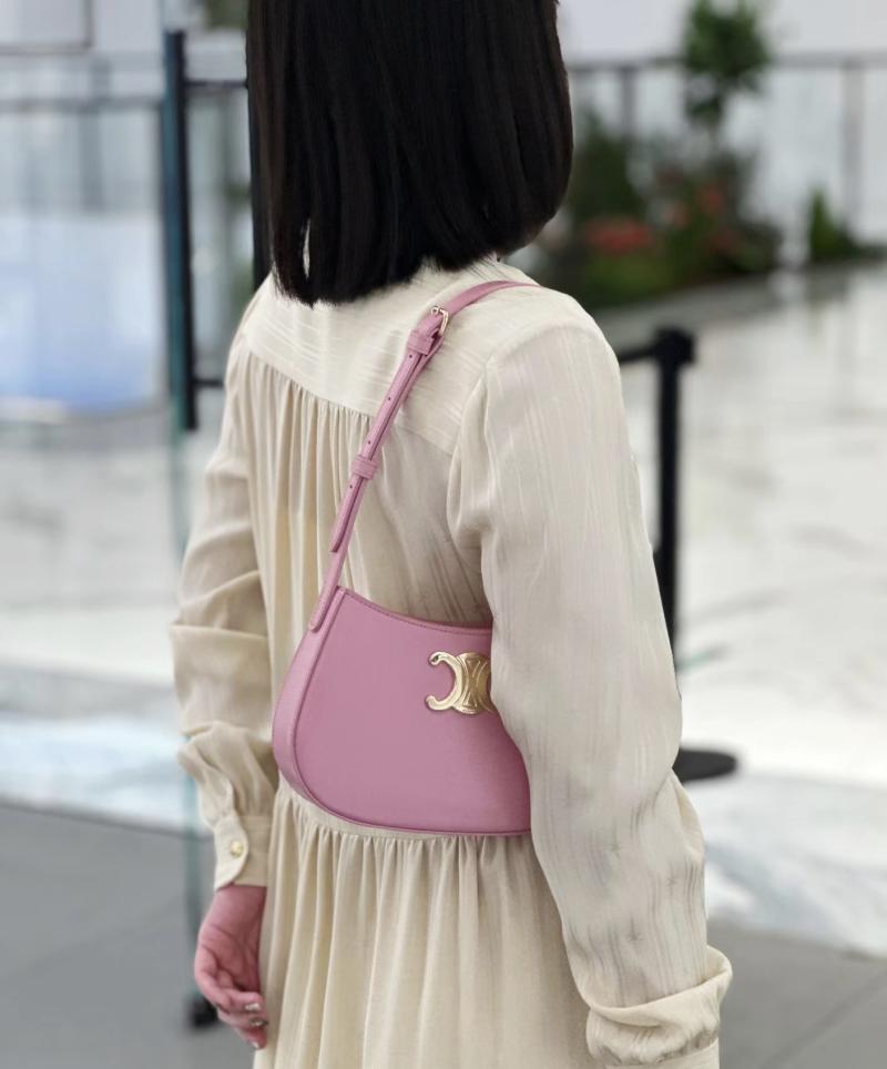 Celine Medium Tilly Bag 115703 Dark Pink