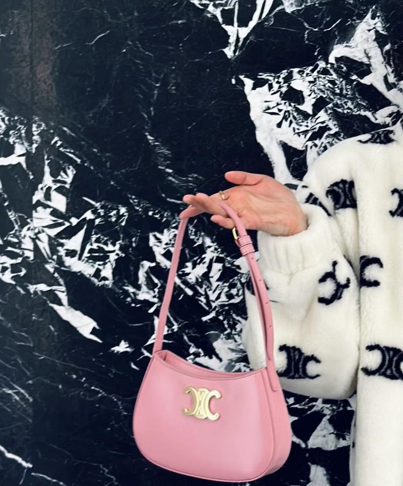 Celine Medium Tilly Bag 115703 Dark Pink