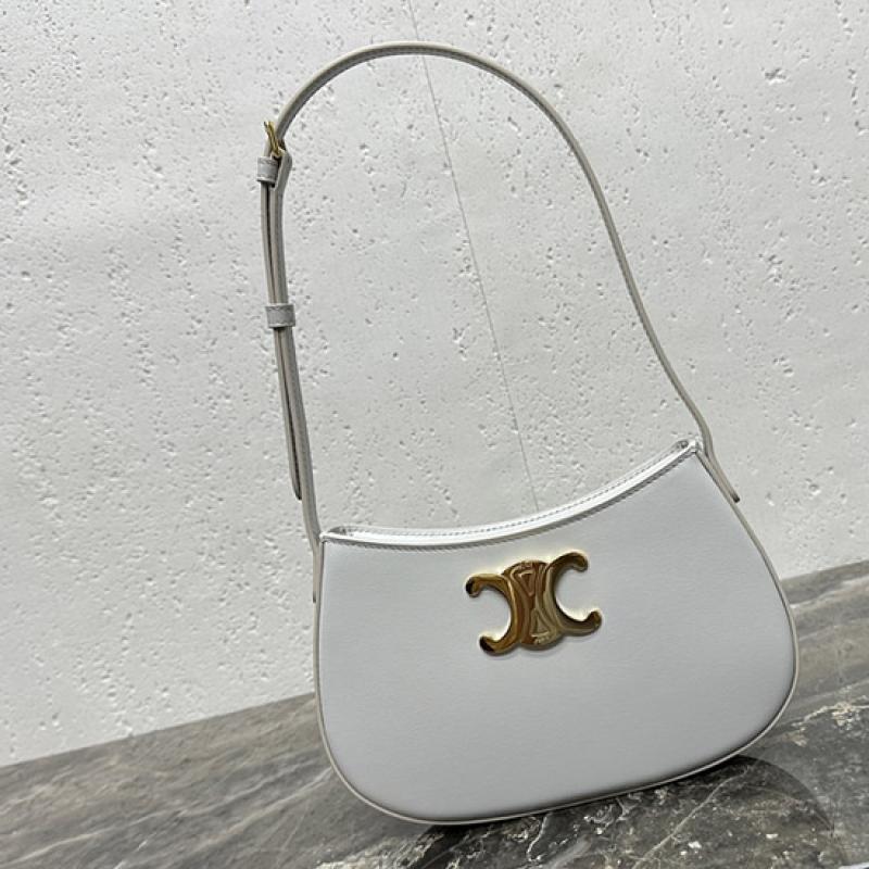 Celine Medium Tilly Bag Light Grey 115703