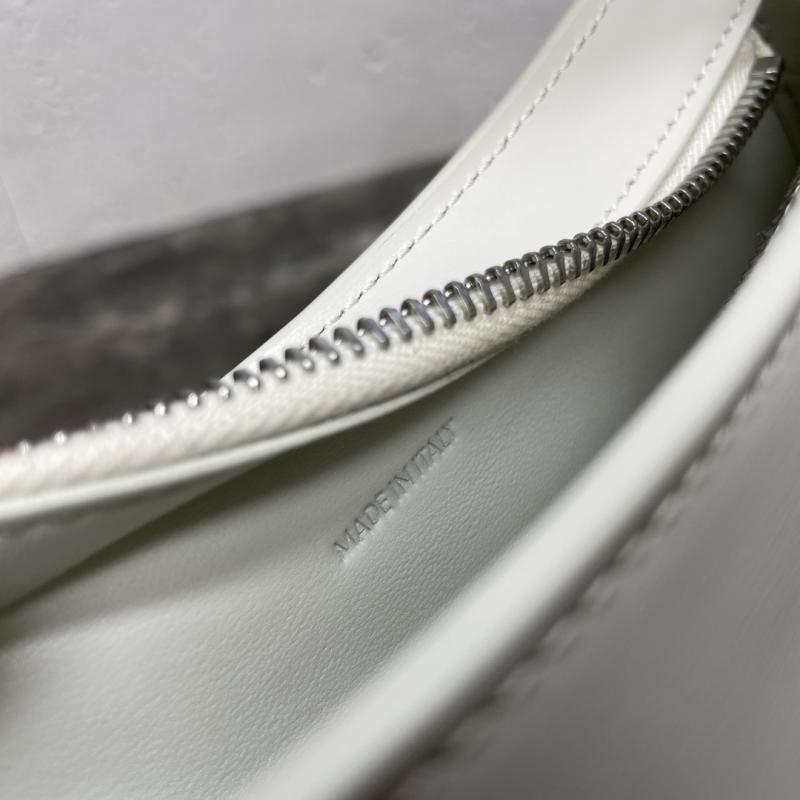Celine Medium Tilly Bag White with Silver115703