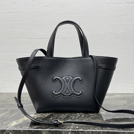 Celine Mini Cabas Anais Cuir Triomphe Black 118613