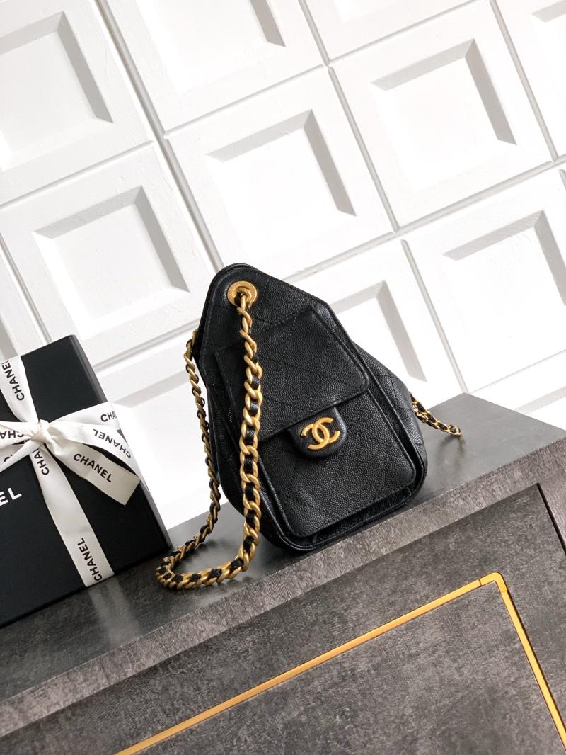 Chanel 25 Mini Handbag Black AS5292