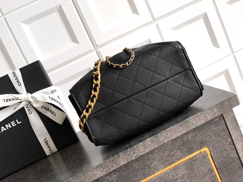 Chanel 25 Mini Handbag Black AS5292
