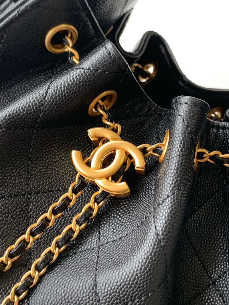 Chanel 25 Mini Handbag Black AS5292