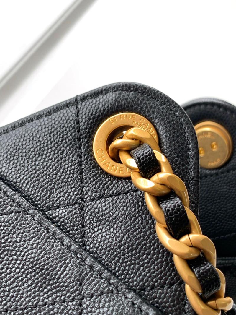 Chanel 25 Mini Handbag Black AS5292