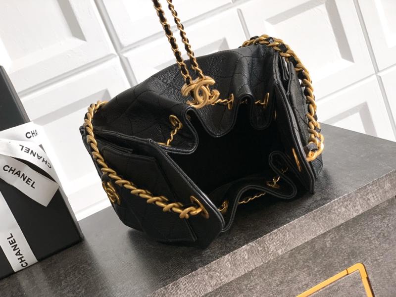Chanel 25 Mini Handbag Black AS5292