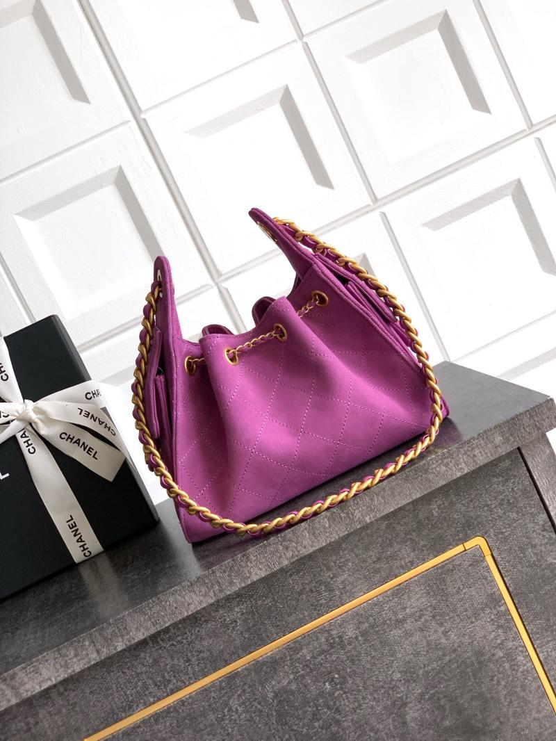 Chanel 25 Mini Handbag Purple AS5292