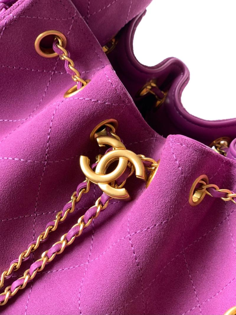 Chanel 25 Mini Handbag Purple AS5292