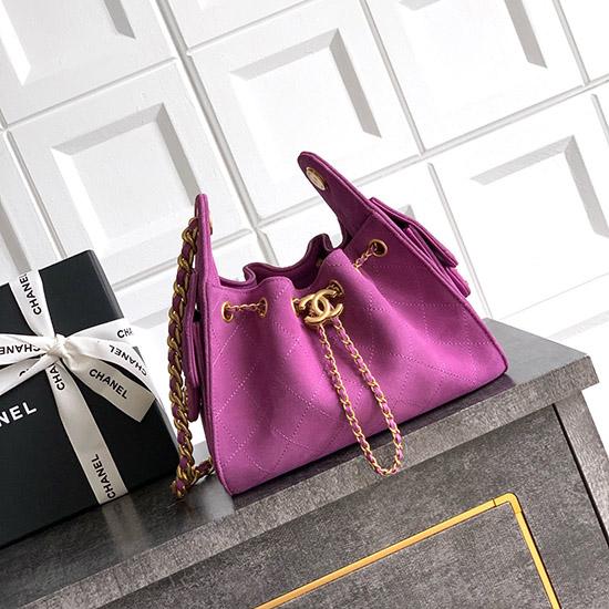 Chanel 25 Mini Handbag Purple AS5292
