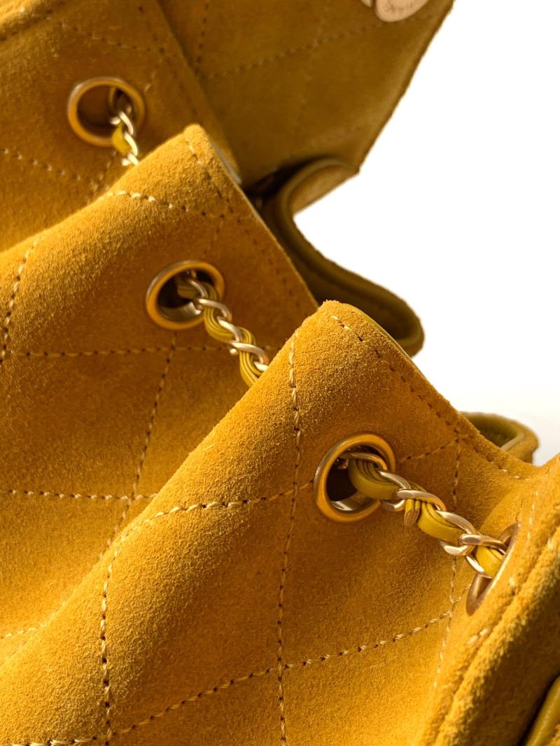 Chanel 25 Mini Handbag Yellow AS5292