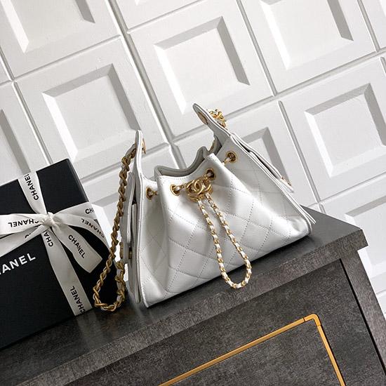 Chanel 25 Mini Handbag White AS5292