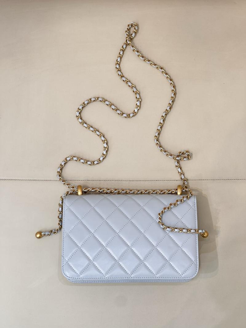 Chanel Calfskin Small Flap Bag Blue AS2649