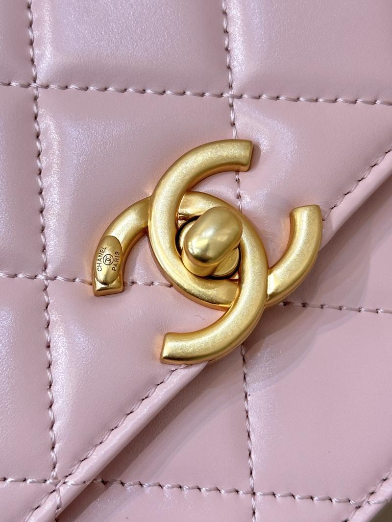 Chanel Calfskin mini Flap Bag Pink AS2615