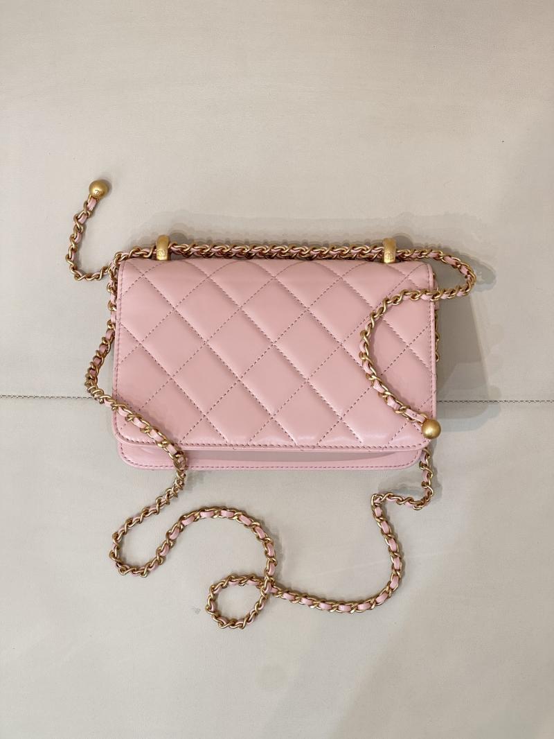 Chanel Calfskin mini Flap Bag Pink AS2615