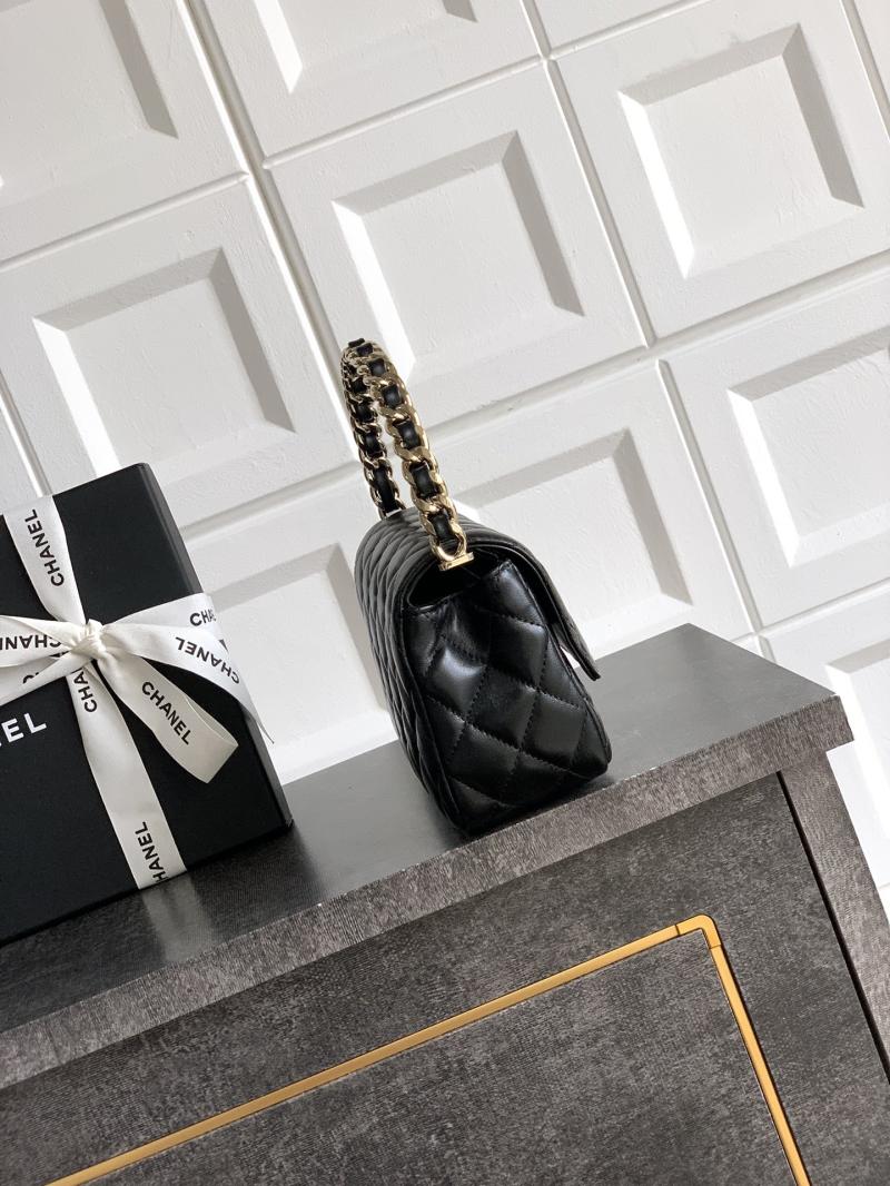 Chanel Lambskin Clutch Black AS2506