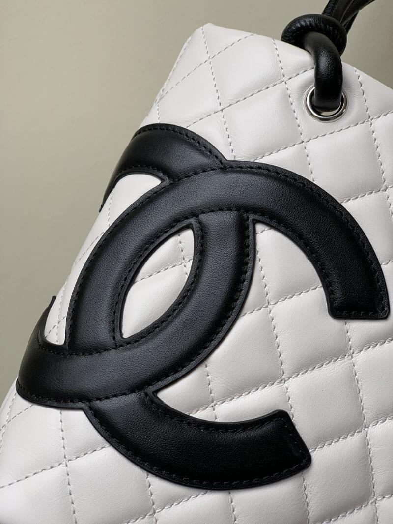 Chanel Mini Cambon Ligne Tote White AS6335