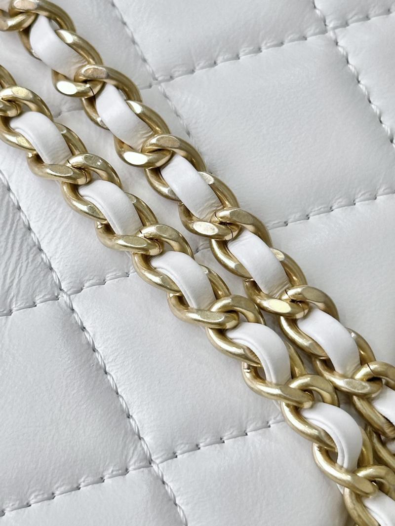 Chanel Mini Kelly Shopping Bag White AS4416