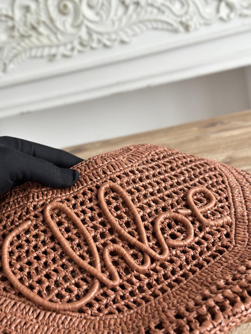 Chloe Raffia Summer Banana hobo bag Brown CH1668
