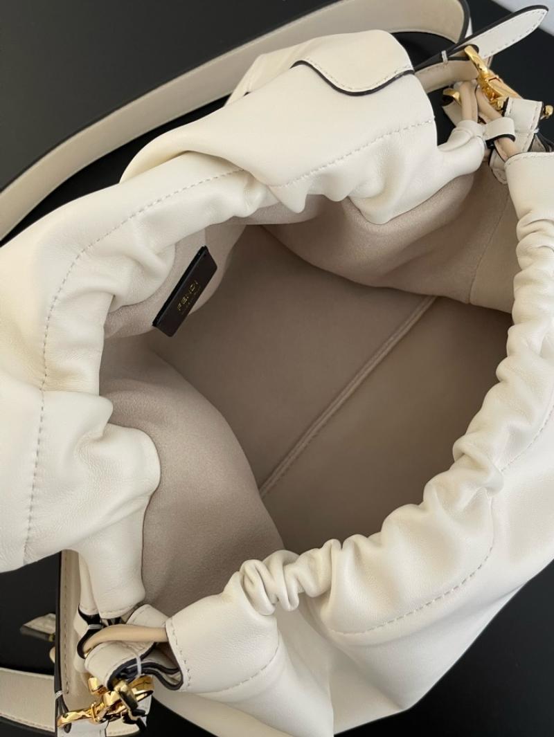 Fendi Mamma Baguette Large White 8BR834