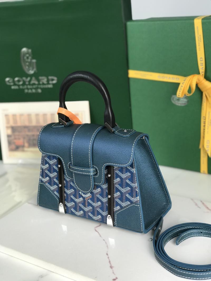 Goyard Saigon Structure Mini Bag Blue G020192