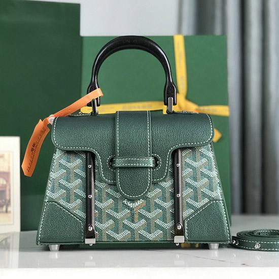 Goyard Saigon Structure Mini Bag Green G020192