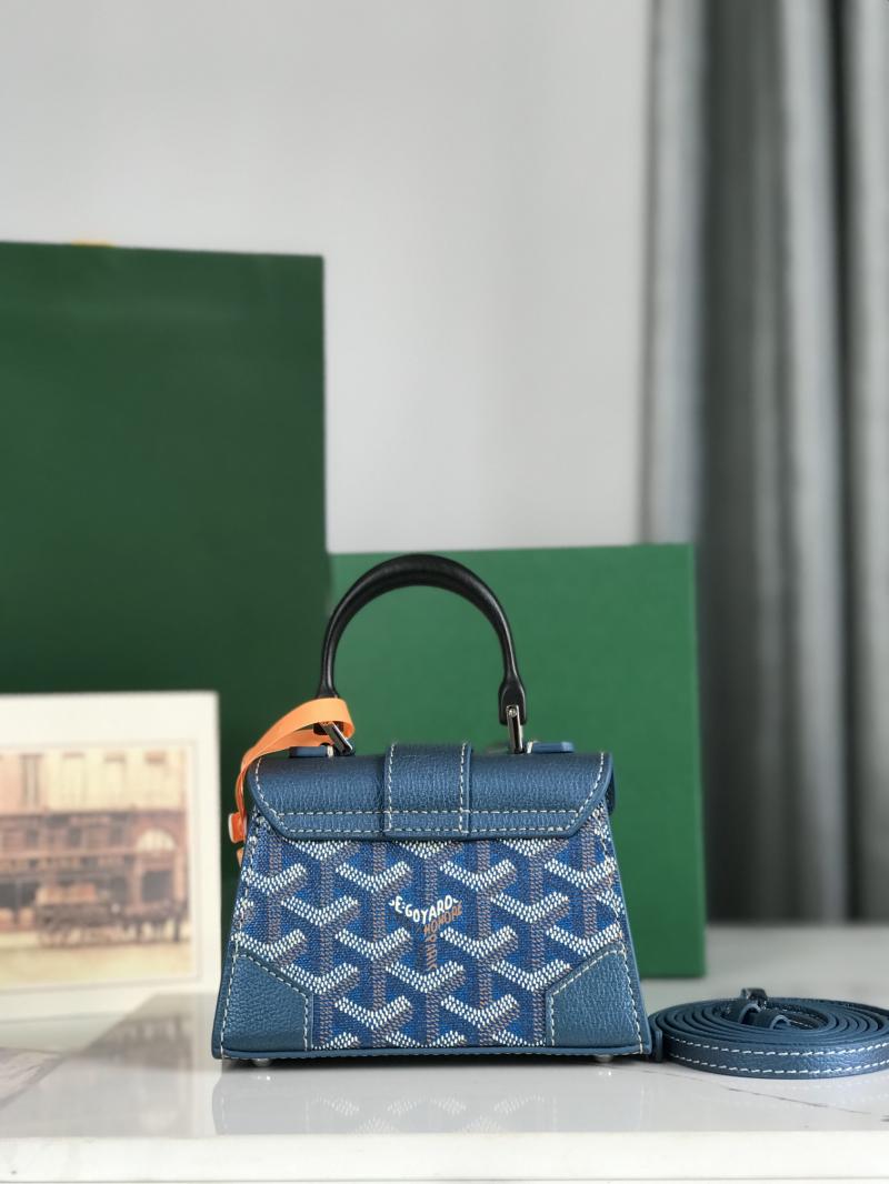 Goyard Saigon Structure Nano Bag Blue G020165