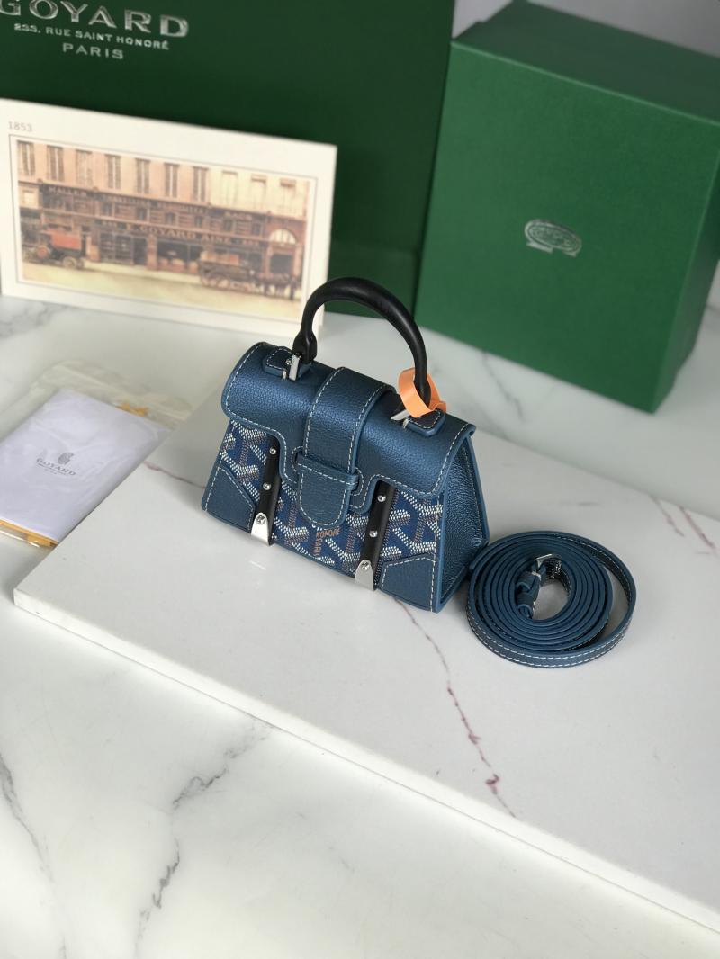 Goyard Saigon Structure Nano Bag Blue G020165