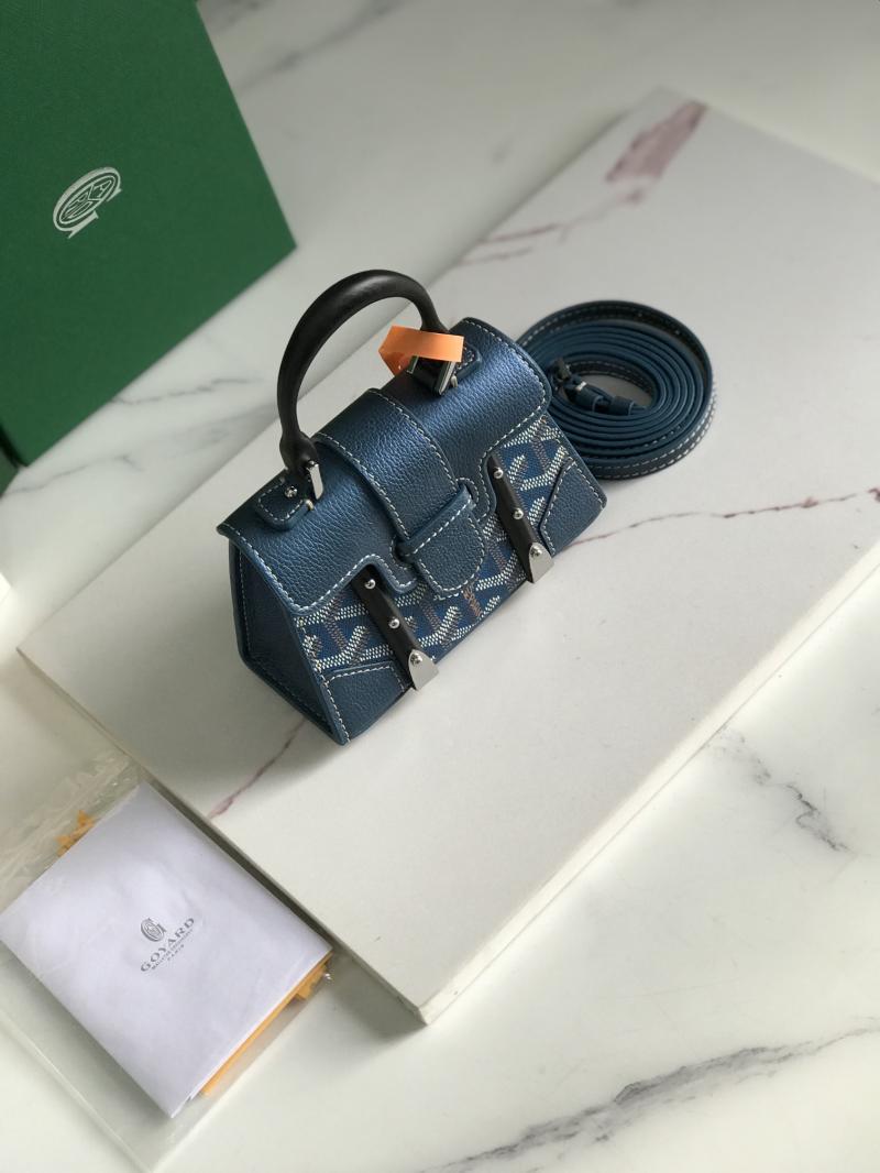 Goyard Saigon Structure Nano Bag Blue G020165