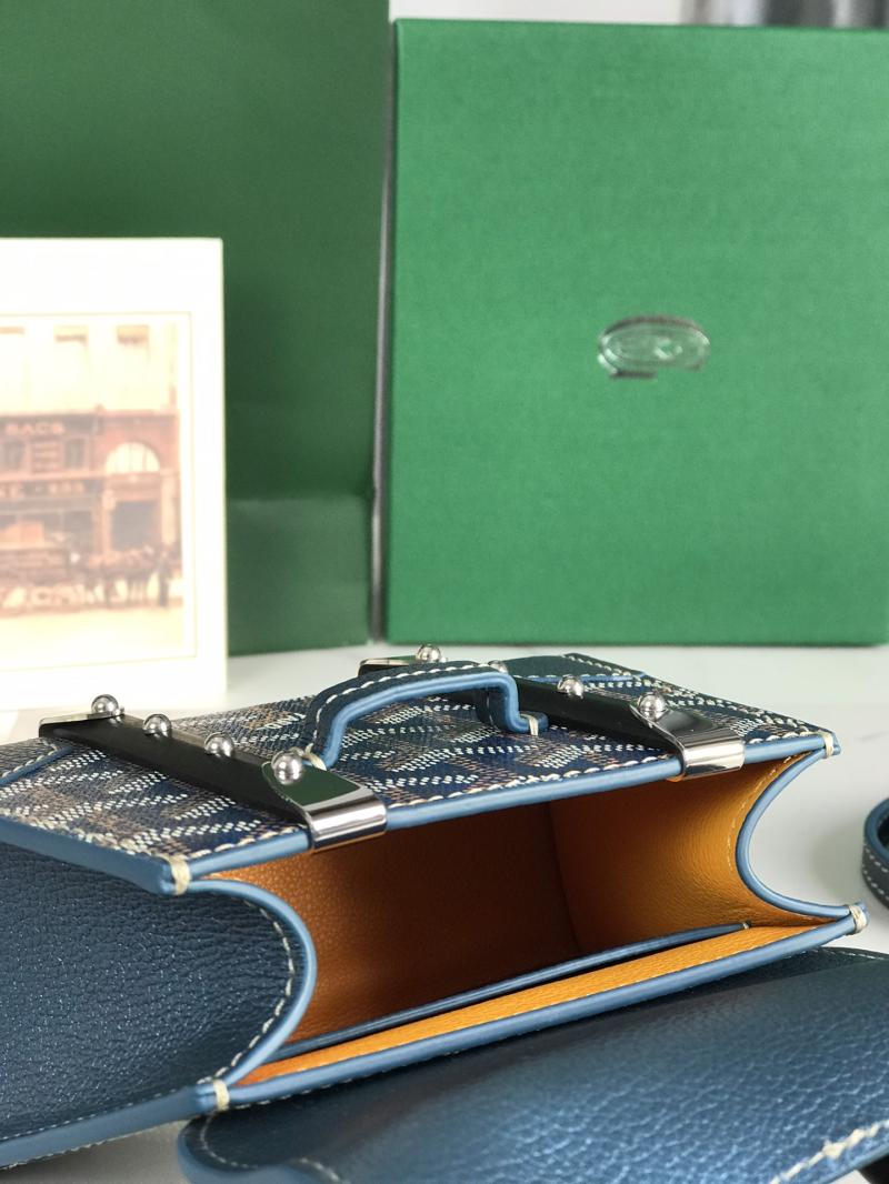 Goyard Saigon Structure Nano Bag Blue G020165