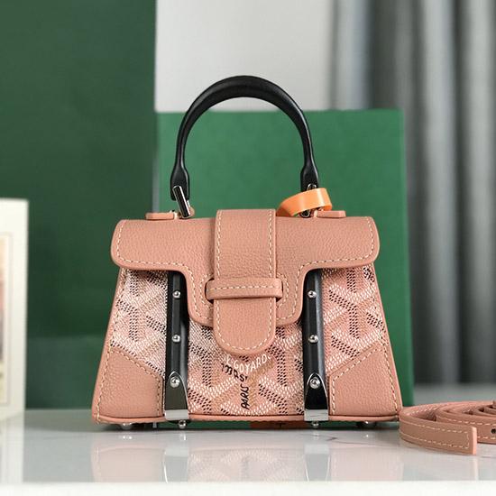 Goyard Saigon Structure Nano Bag Pink G020165