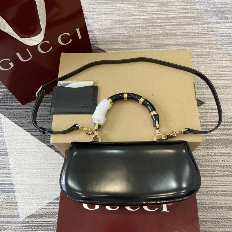 Gucci Bamboo Diva medium bag Black 827750