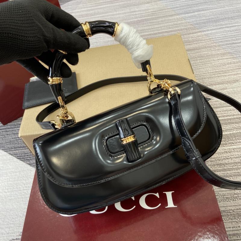Gucci Bamboo Diva medium bag Black 827750