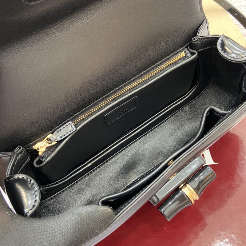 Gucci Bamboo Diva medium bag Black 827750