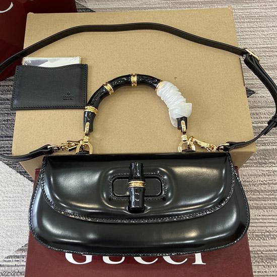 Gucci Bamboo Diva medium bag Black 827750