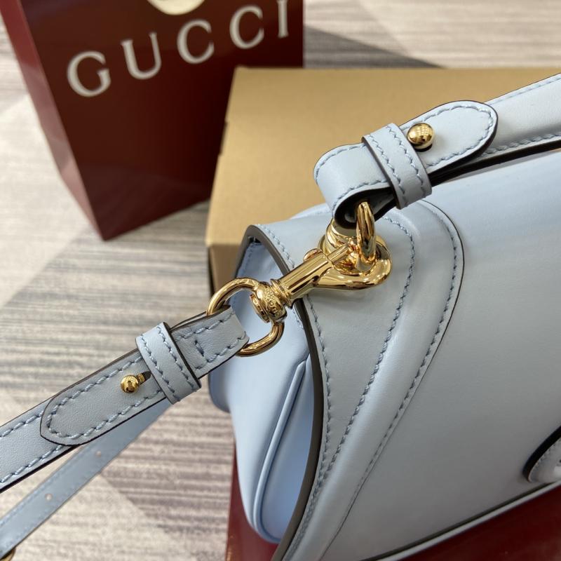 Gucci Blondie large top handle bag Blue 815716