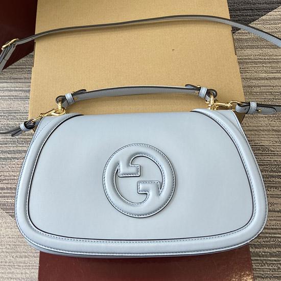 Gucci Blondie large top handle bag Blue 815716