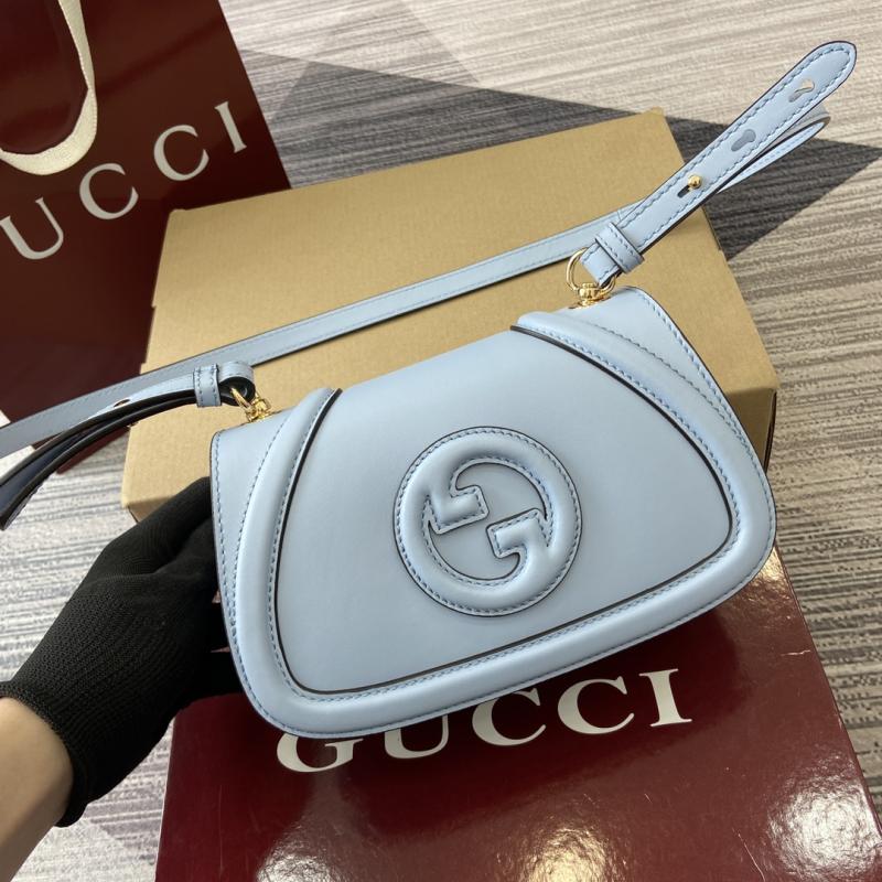 Gucci Blondie small shoulder bag Blue 815700