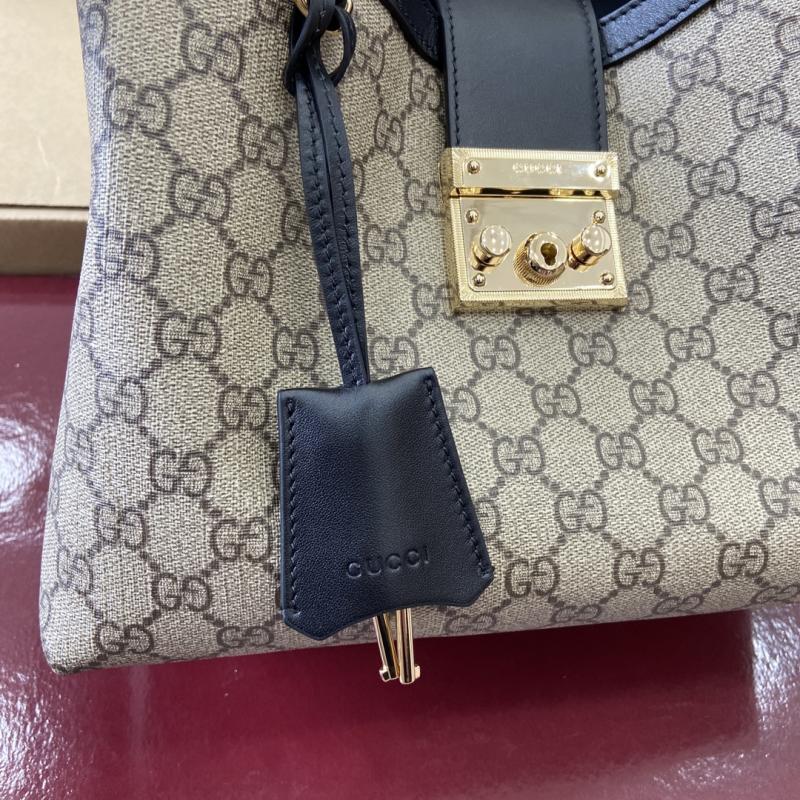 Gucci Paddlelock Medium Shoulder Bag 839021 Black